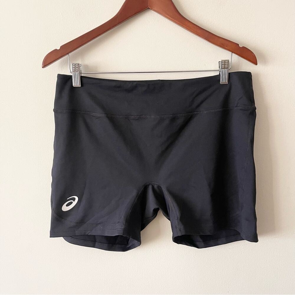 Asics Women's Black Athletic Compression 5in Inseam Shorts size XL